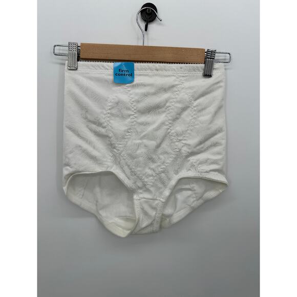 Vintage Flexees Womens White High Waisted Firm Wear Panties Underwear Sz L NWT - Picture 2 of 5
